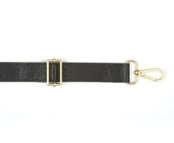Cartera de cuero para hombre con bandolera Chocolate granulado Karlington Iii-Bexley Clearance