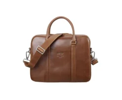 Cartera de hombre de piel con bandolera Dorado Karlington Iii-Bexley Fashion
