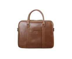Cartera de hombre de piel con bandolera Dorado Karlington Iii-Bexley Fashion