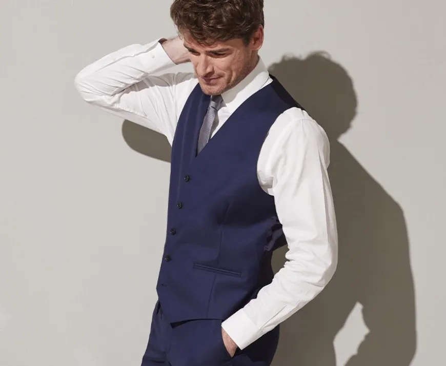 Chaleco de traje Azul petróleo Gilet Lazare-Bexley Outlet