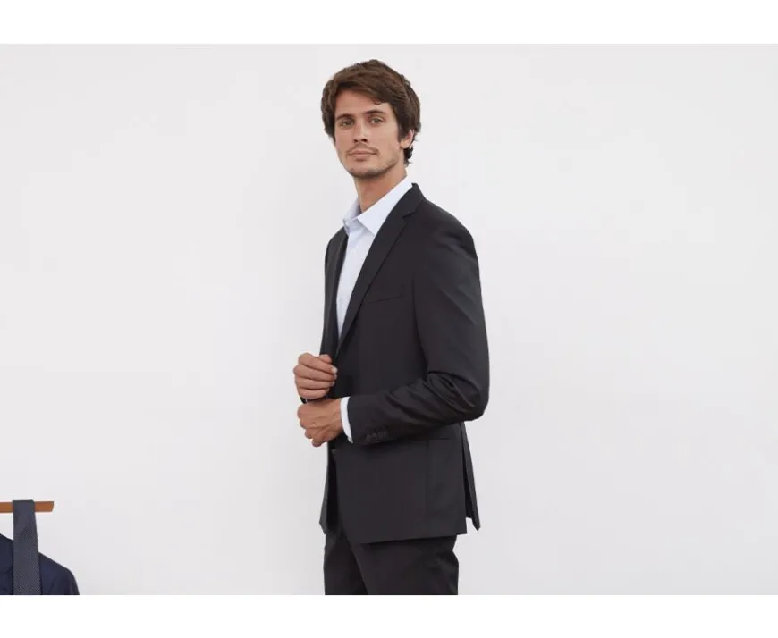 Chaleco de traje hombre Negro Lazare-Bexley Sale
