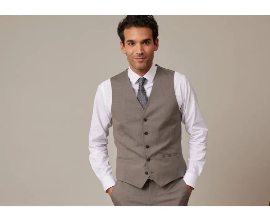 Chaleco de traje hombre Topo moteado Lazare-Bexley Fashion