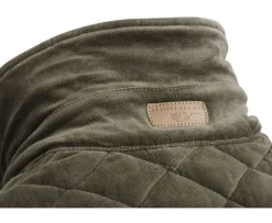 Chaqueta acolchada de pana verde oliva oscuro para hombre Filibert-Bexley Discount