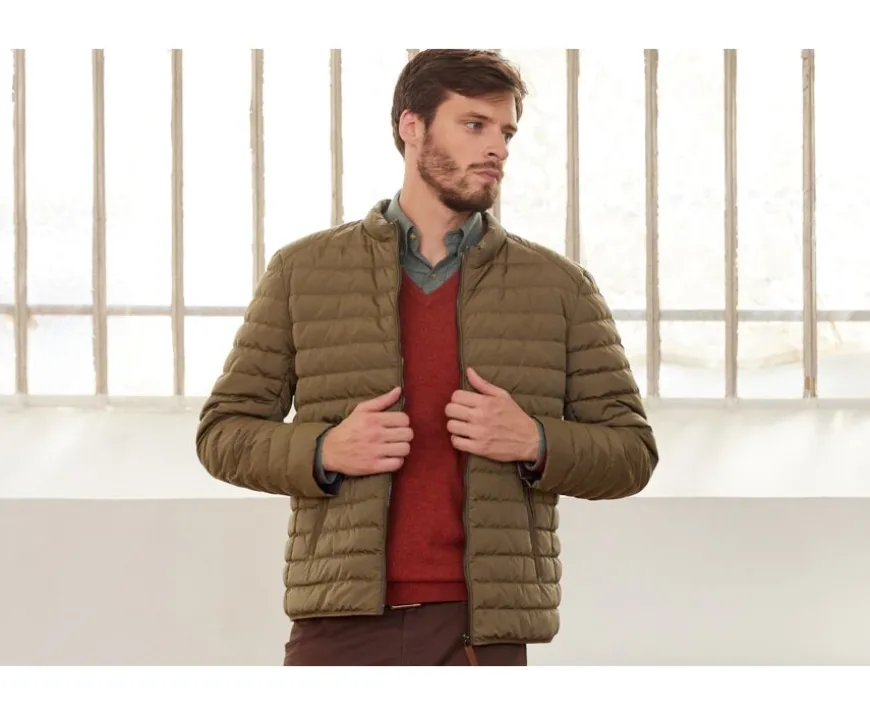 Chaqueta acolchada ligera de invierno para hombre Caqui Sven Iii-Bexley Cheap