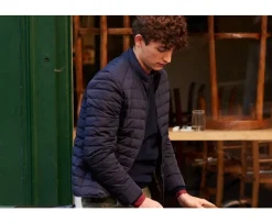 Chaqueta acolchada ligera de invierno para hombre Navy Sven Iii-Bexley Discount