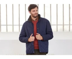 Chaqueta acolchada para hombre Navy Torsten Ii-Bexley Store