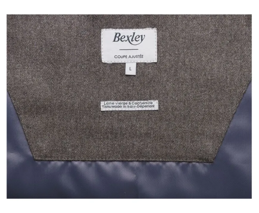 Chaqueta acolchada para hombre Topo Oscuro moteado Théophile-Bexley Cheap