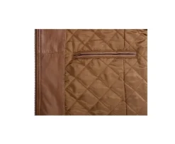 Chaqueta bomber de cuero para hombre Coñac Everett Ii-Bexley Hot