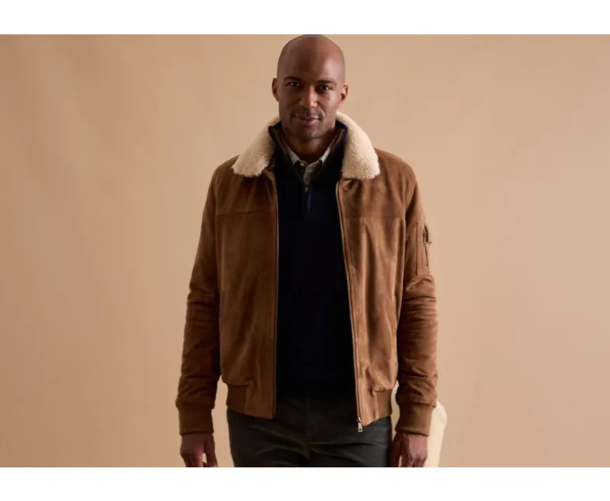 Chaqueta de cuero de aviador Habana para hombre Everett Ii-Bexley Best Sale