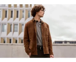 Chaqueta de cuero para hombre Havana Faustin-Bexley Clearance