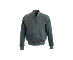 Chaqueta de cuero Verde oscuro para hombre Sean Ii-Bexley Fashion