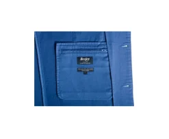 Chaqueta de pintor algodón/lino Azul Acero Faustinien-Bexley Shop