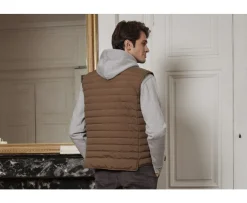 Chaqueta de plumas sin mangas para hombre Caramelo Niels Ii-Bexley New