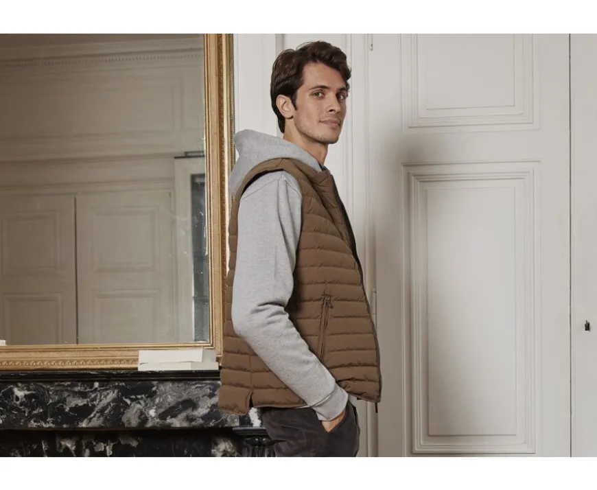 Chaqueta de plumas sin mangas para hombre Caramelo Niels Ii-Bexley New