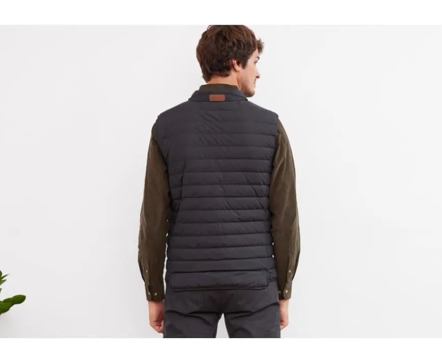 Chaqueta de plumas sin mangas para hombre Carbón Niels Ii-Bexley Discount