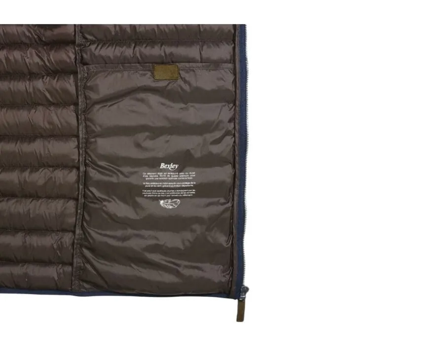 Chaqueta de plumas sin mangas para hombre Azul marino Niels Ii-Bexley Hot