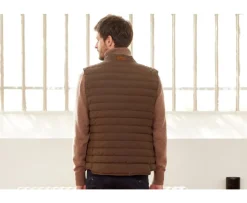 Chaqueta de plumas sin mangas para hombre Marrón Niels Ii-Bexley Online