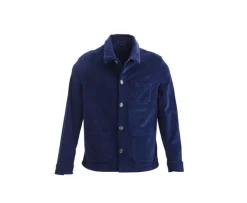 Chaqueta de terciopelo para hombre Azul Índigo Fidélien-Bexley Outlet