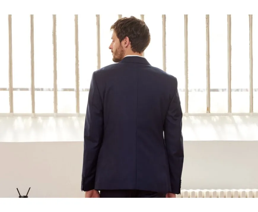 Chaqueta de traje hombre Azul petróleo Lazare-Bexley New