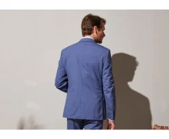 Chaqueta de traje hombre Azul claro moteado Chaqueta Lazare-Bexley Online