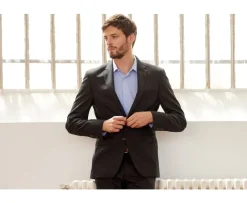 Chaqueta de traje hombre Gris Antracita Lazare-Bexley Sale