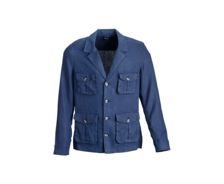 Chaqueta sahariana Marino Jalbert-Bexley Best Sale
