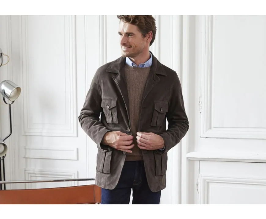 Chaqueta sahariana Pardo Frémond-Bexley Discount