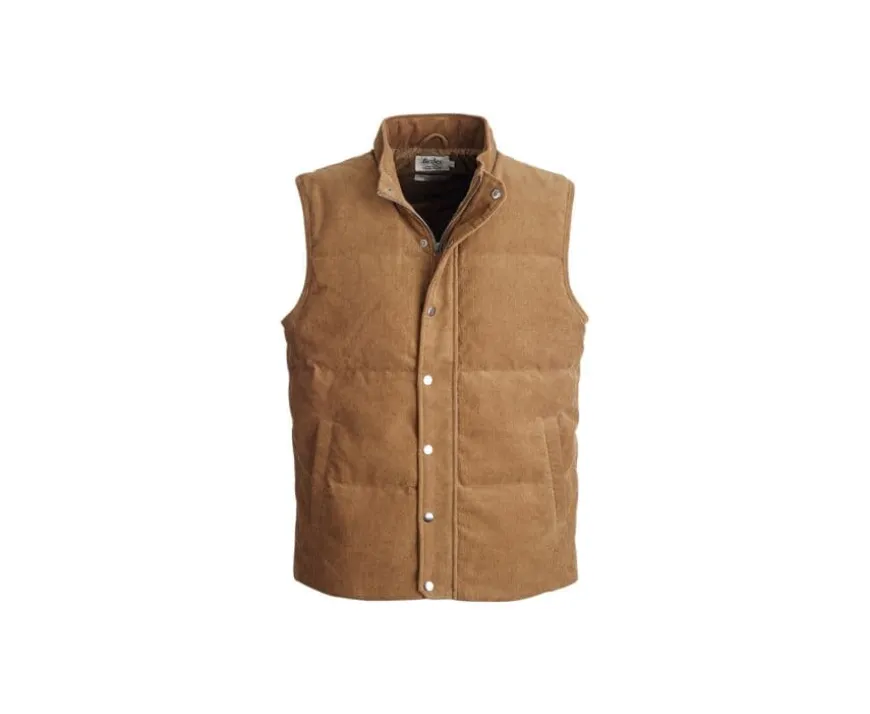 Chaqueta sin mangas terciopelo para hombre - Caqui Hilmar-Bexley Hot