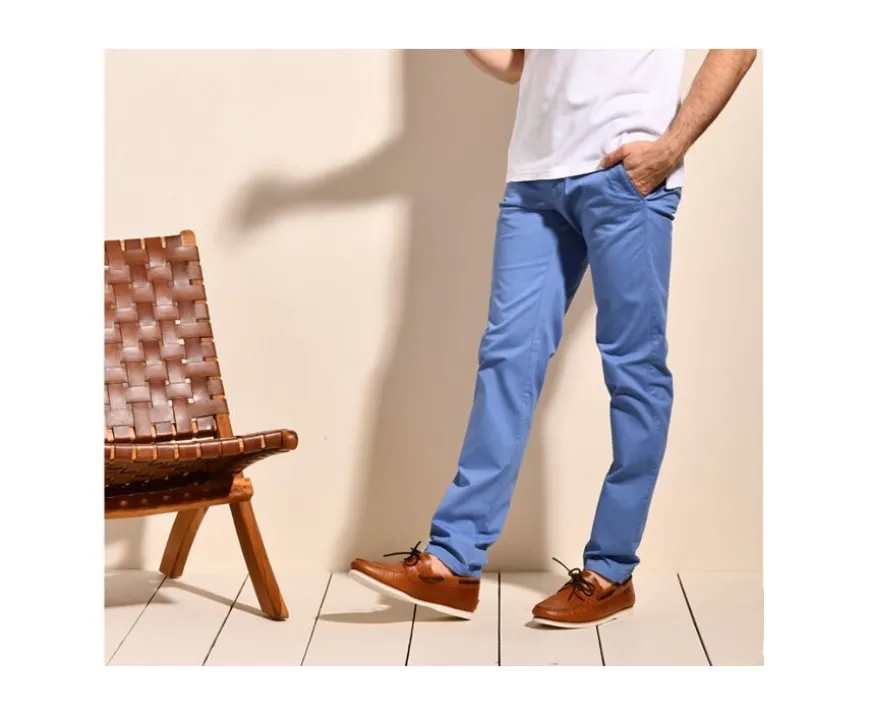 Chino de hombre Azul medio II Kyrk-Bexley Cheap