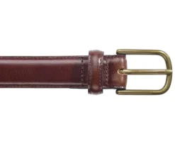 Cinturón de cuero hombre Chocolate patinado Southgate-Bexley Outlet