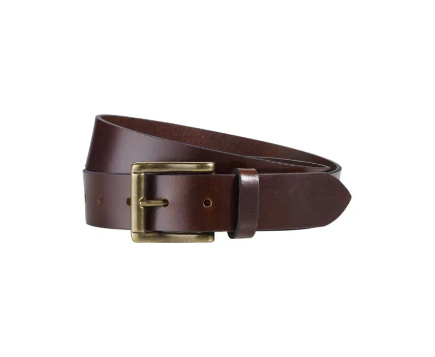Cinturón de cuero para hombre Chocolate Woodgate-Bexley Online