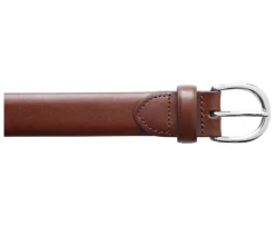 Cinturón de hombre Coñac patinado Sandgate Silver-Bexley Outlet