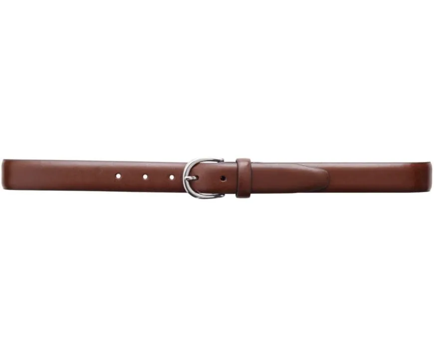 Cinturón de hombre Coñac patinado Sandgate Silver-Bexley Outlet