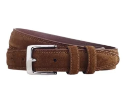 Cinturón de hombre en Terciopelo Habana Brixton Silver-Bexley Best Sale