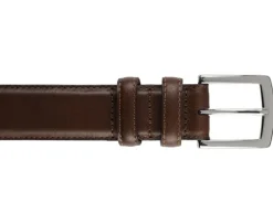 Cinturón de lujo para hombre Castaño Westgate Silver-Bexley Best