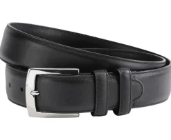 Cinturón de lujo para hombre Negro Westgate Silver-Bexley Flash Sale