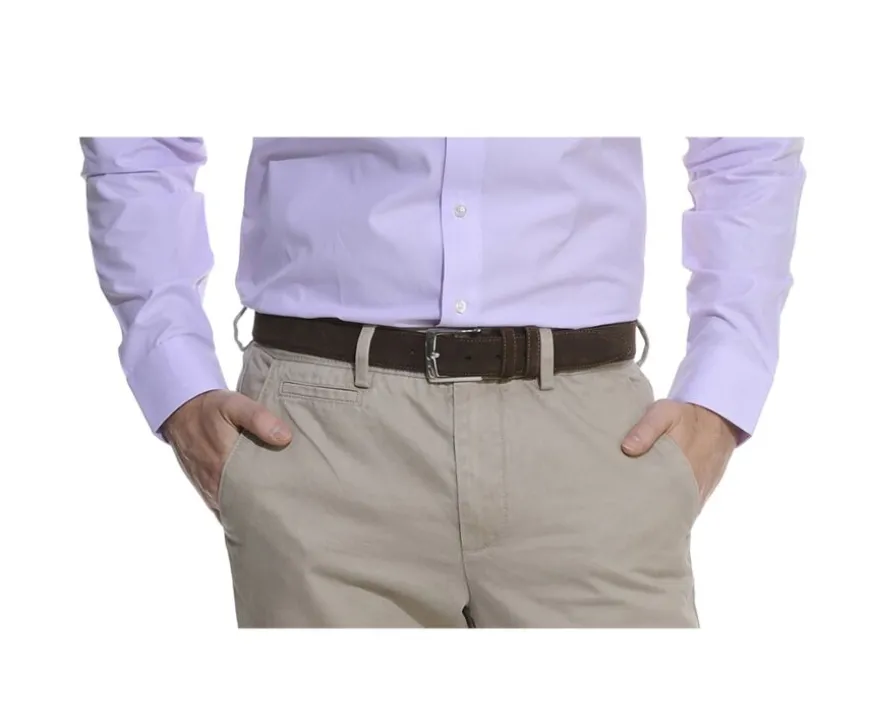 Cinturón de lujo para hombre terciopelo Habana Westgate Silver-Bexley Sale