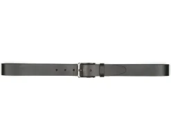 Cinturón de piel para hombre Negro Westwood Ii Silver-Bexley Best