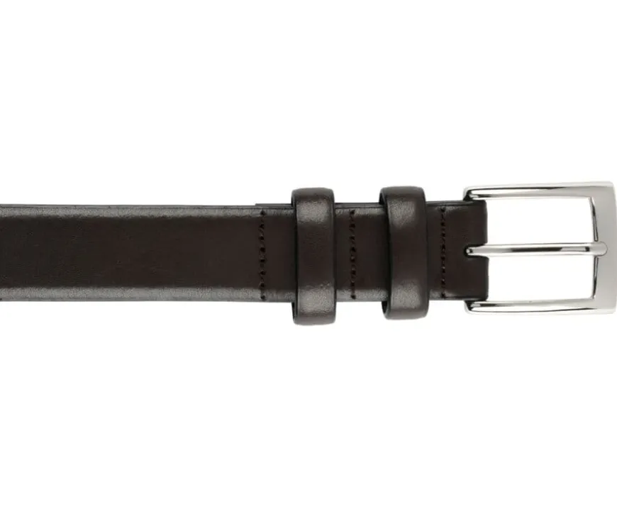 Cinturón de traje de hombre castaño Ramsgate Silver-Bexley Outlet
