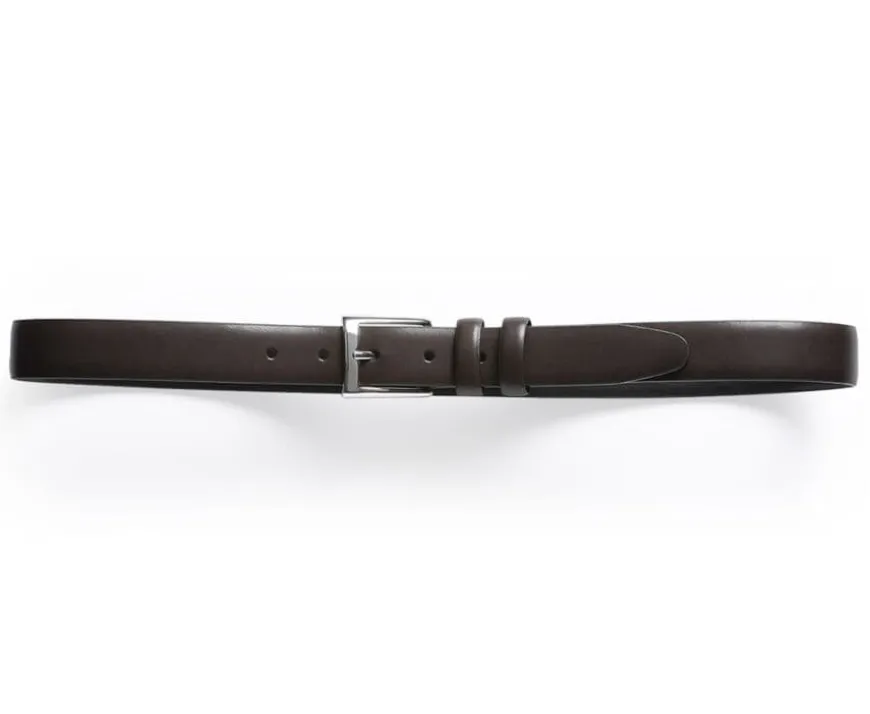 Cinturón de traje de hombre castaño Ramsgate Silver-Bexley Outlet