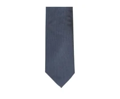 Corbata de seda unida hombre Azul petróleo-Bexley Best Sale