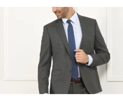 Corbata de seda unida hombre Azul petróleo-Bexley Best Sale