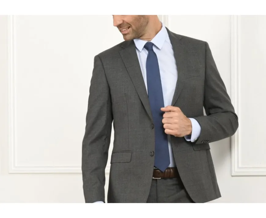 Corbata de seda unida hombre Azul petróleo-Bexley Best Sale