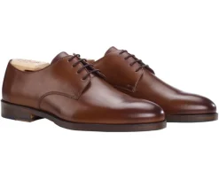 Derby de Terciopelo Castaño patinado Dover Ii Patin-Bexley Sale