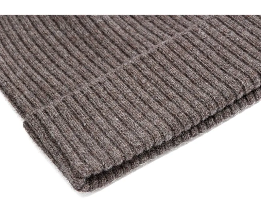 Gorro de lana para hombre Chocolate moteado Benneth-Bexley Flash Sale