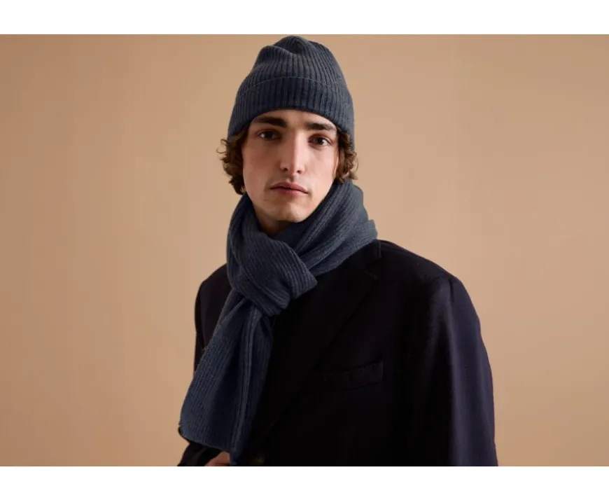 Gorro de lana para hombre Gris antracita moteado Benneth-Bexley Flash Sale