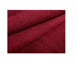 Jersey de hombre de lana con cuello con cremallera Rojo Oscuro Kenneth-Bexley New