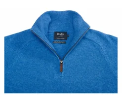 Jersey de hombre de lana con cuello con cremallera Mar Azul Kenneth-Bexley Cheap
