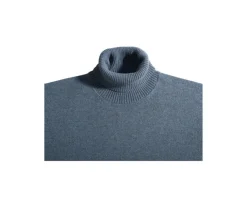 Jersey de lana con cuello alto para hombre Verde moteado Kenneric-Bexley Cheap