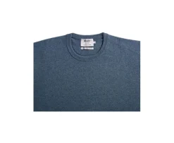 Jersey de lana con cuello redondo Verde Moteado Conan-Bexley Hot